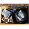 Image 2 : Box of Misc. Parts: hubcaps, facia, Sno Rider Face Masks, etc.