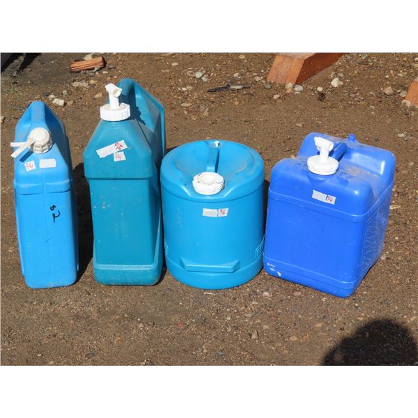 4 water jugs