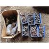 Image 1 : 6 plastic tubs of Nuts/Bolts/Etc. + Box of Screw/Nails/Etc.
