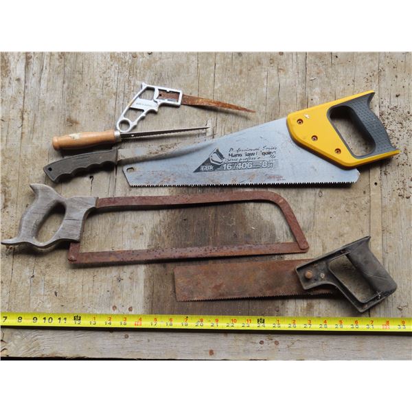 Assortment of saws