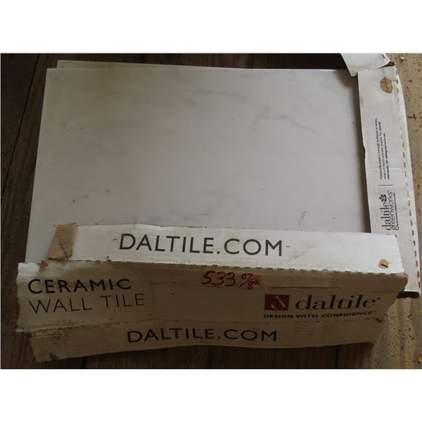 Ceramic wall tile - 8 slabs - 18"x12"