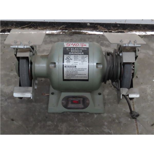 6" Electric Bench Grinder - Model: MD150K