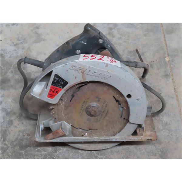 Skillsaw 7.25" Deluxe ball bearing 2HP - 8" Bore - Circular saw - corded