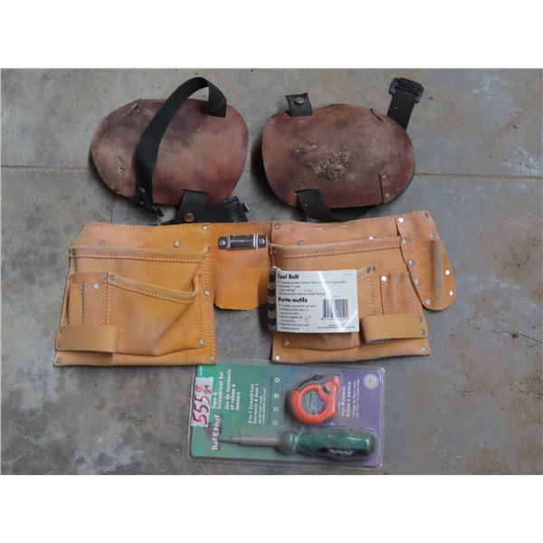 Brand New Tool Belt, Used new pads & New Tuf-E-Nuf Tape and screwdriver set