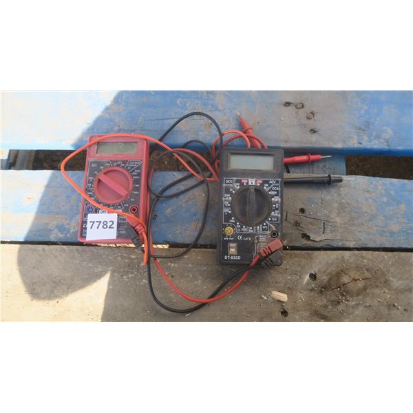 2 multimeters