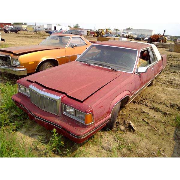 1981 Mercury Cougar XR7  No key  VIN 1MDBP20D6CH602949