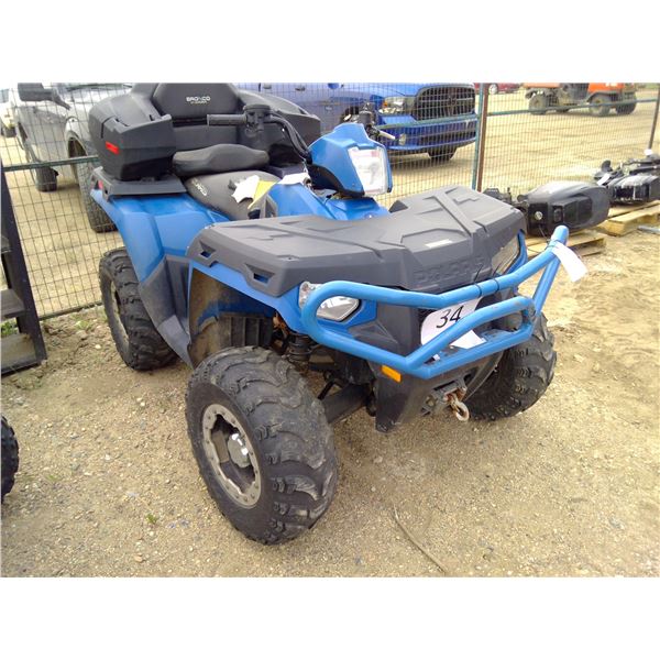 2014 Polaris Sportsman Classic w/ winch + 2 up seat 4XAMH46A1EA606854 (has key) SEE DESCRIPTION
