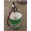 Image 3 : Drum with hose & valve  - Diesel motor oil - empty