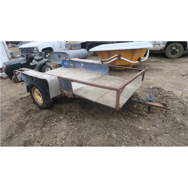 9ft flatdeck trailer - no vin, 67" wide, 45" inside
