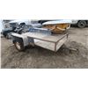 Image 1 : 9ft flatdeck trailer - no vin, 67" wide, 45" inside