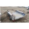 Image 3 : 9ft flatdeck trailer - no vin, 67" wide, 45" inside