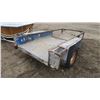 Image 4 : 9ft flatdeck trailer - no vin, 67" wide, 45" inside