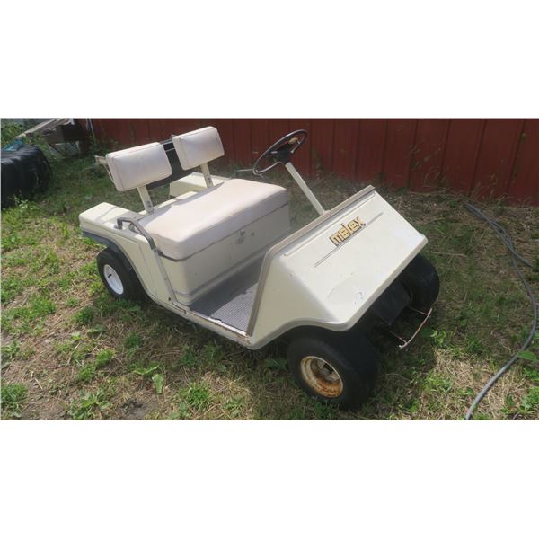 Melex 212 Electric golf cart with charger - needs battery - 0875124607