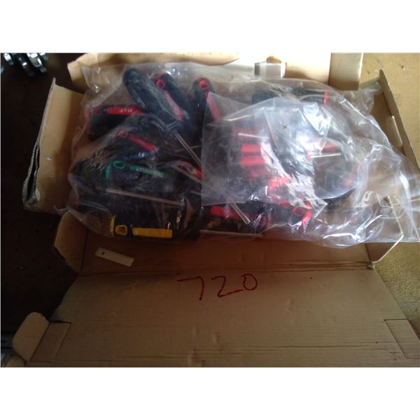 Screwdriver set in sealed original bag and box