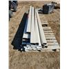 Image 3 : Aluminum and plastic downspouts (new) 3" X 4" rectangle, 10 ft long