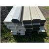 Image 5 : Aluminum and plastic downspouts (new) 3" X 4" rectangle, 10 ft long