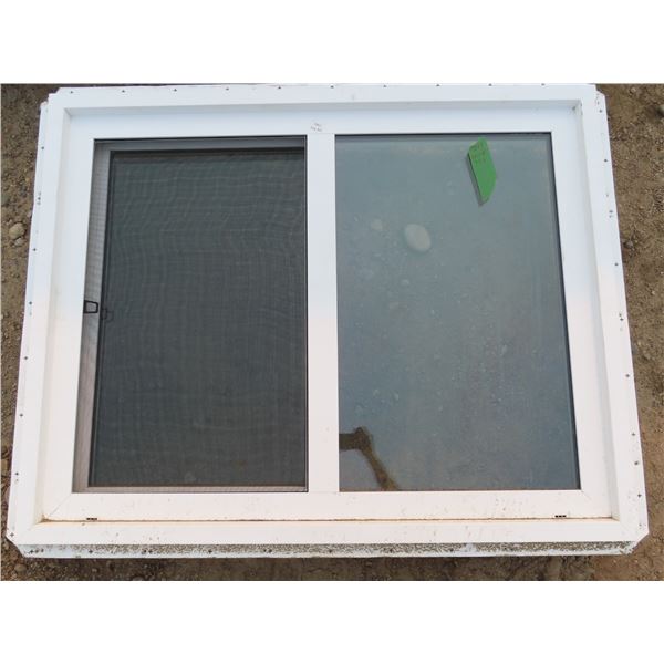 Vinyl Window (Top of window: 50.5"x 40.5") (Window Box: 46.25"Wx 36.5"Hx 6.75"D)