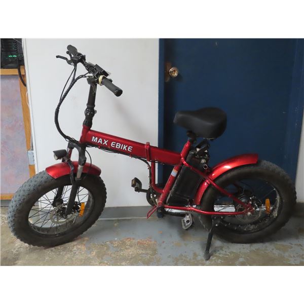 Max Ebike (working when dropped off, no charger)