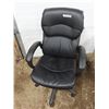 Image 1 : Padded office chair with adjustable hight and lock