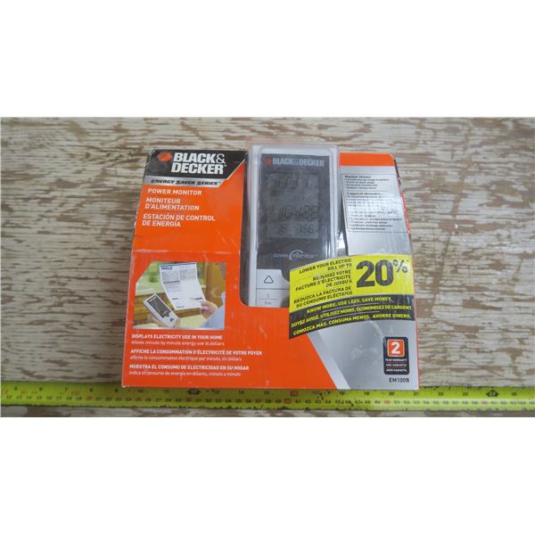 Black and Decker power monitor