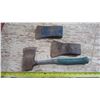 Image 2 : hatchet and 2 axe heads