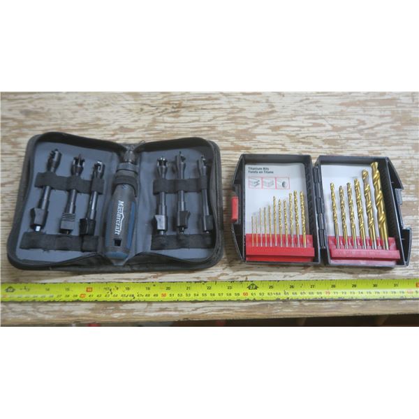 mastercraft specialized screwdriver set and jobmate drill bit set