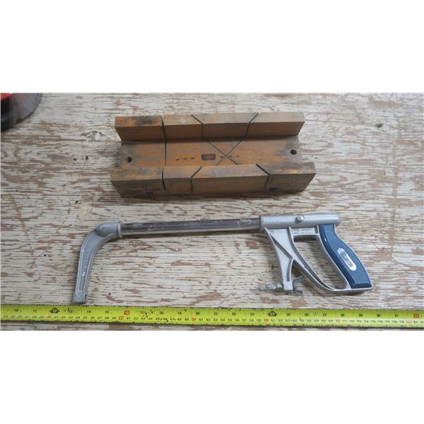 mitre box and saw - no blade