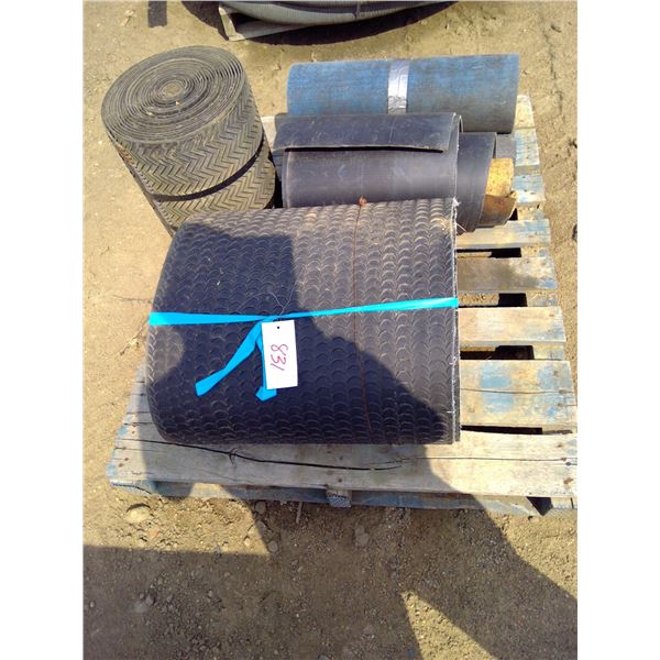 Pallet of Belting ( 16- 23 -24")