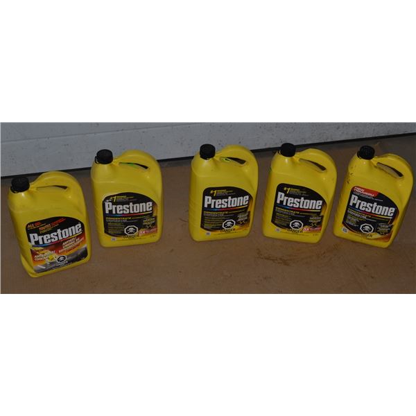 5 Jugs Prestone anti-freeze