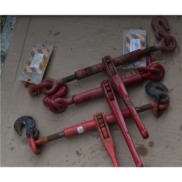 3 Ratchet load binders