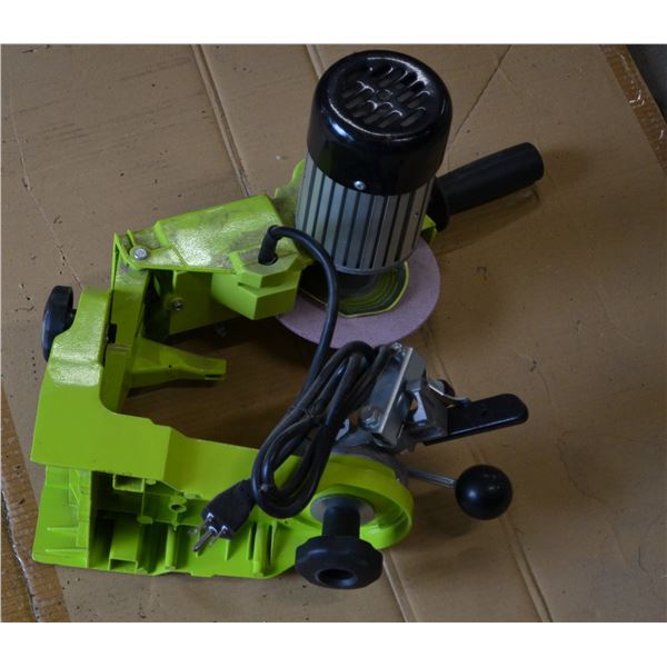 Chainsaw sharpener electric