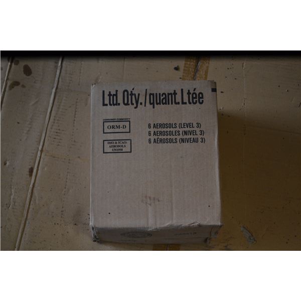 6 cans of  Yellow paint - Aerosols (level 3)