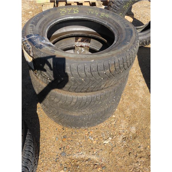 Set of 3 265/60R18 Michelin X-Ice Snow SUV- Tires