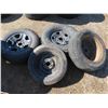 Image 1 : 5 Assorted tires: 2 full size & 2 spares