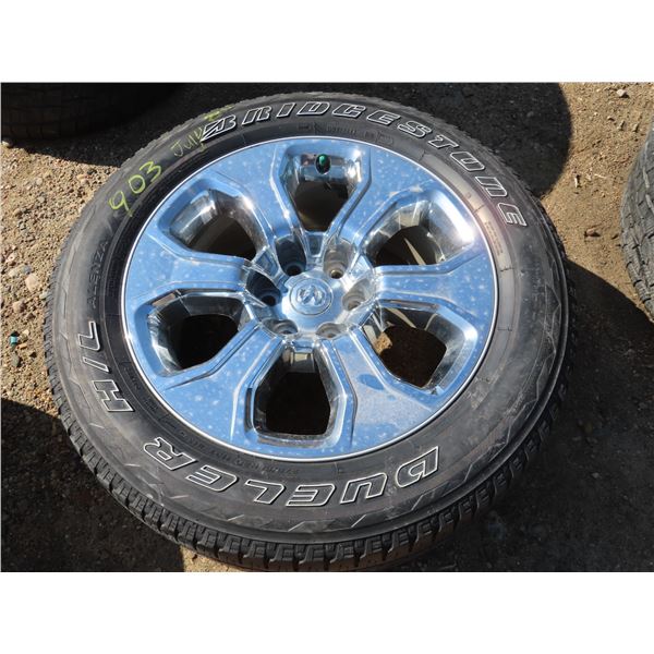 275/55R20 113T Dueler H/L Bridgestone Tire with rim