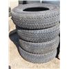 Image 1 : Set of 4 245/75R17 112T Bridgestone Dueler A/T tires