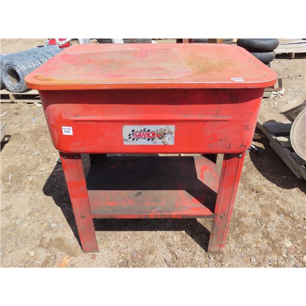 Red Samone 20gal. Parts washer