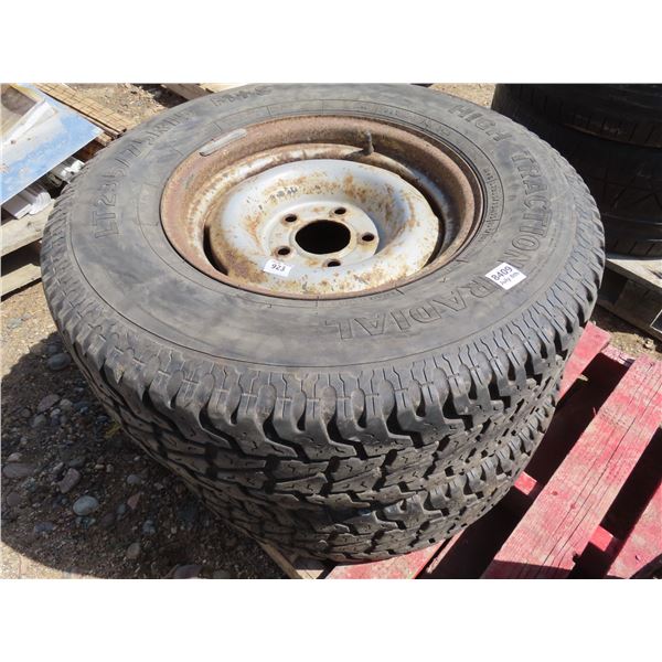 LT 235/75R15 High Traction Radial Tires (Set of 2) with Rims
