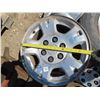 Image 5 : Set of 4 Truck Rims with Chev Truck Hubcaps & P265/70R17 113T Goodyear tire
