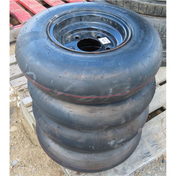 Set of 4 4.80-8NHS Carlisle Tires