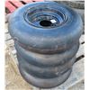 Image 1 : Set of 4 4.80-8NHS Carlisle Tires