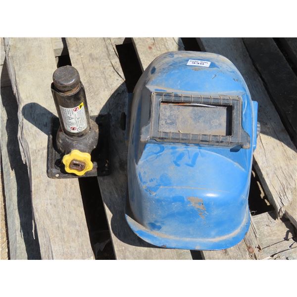 Welding helmet and Jack (1 ton?)
