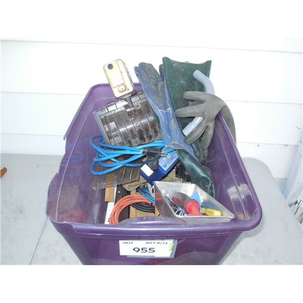 Assorted tools and hardware