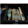 Image 8 : Crate of bowling alley floor pieces and other assorted hardwood