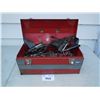 Image 1 : Metal tool box with assorted tools