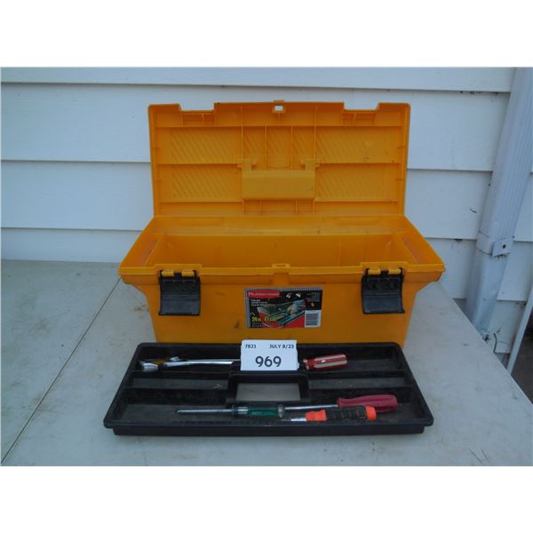 Toolbox with Assorted tools