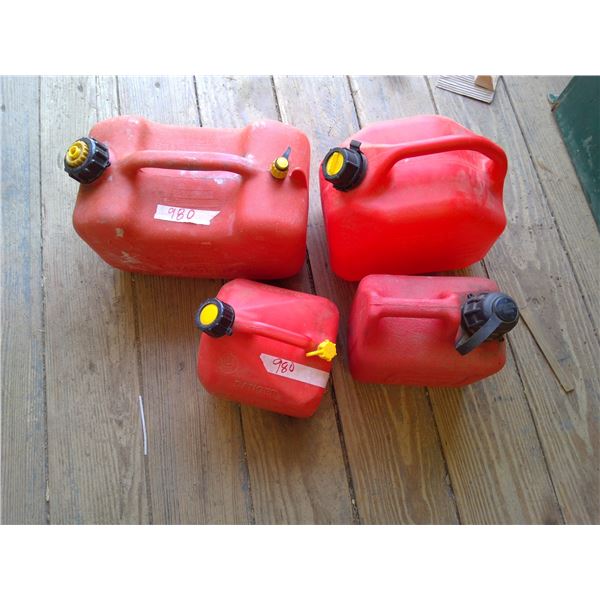 4 Jerry cans