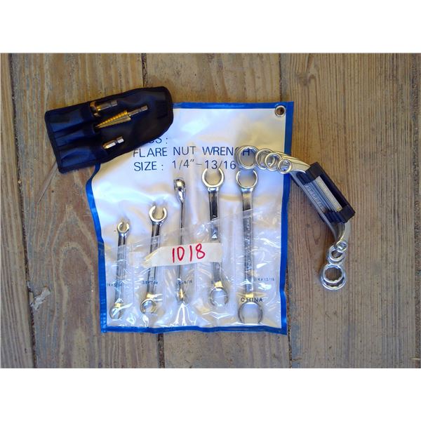 Flare nut wrenchs, bits and angled wrenchs