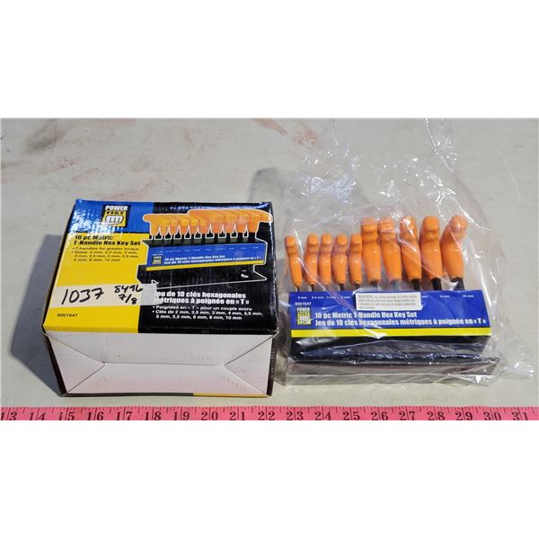 PowerFist 10pc Metric Hex Key Set