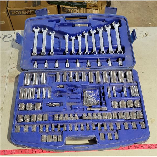 Socket & Ratchet Set in Case - missing a few pieces